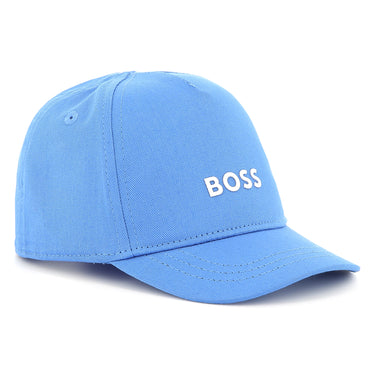 BOSS Gorra o cachucha para bebe color azul Francia print logo al frente